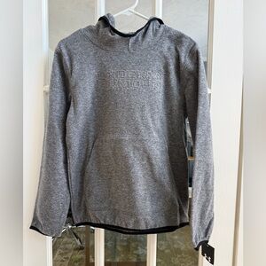 NWT - Under Armour Grey Fleece Hoodie - Size Youth Large